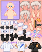 Dress Up Sticker Sheet Dress Up Sticker Sheet